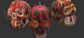 LARGE SKULL DECORATIVE CANDLES
